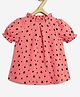 Chuppan Chupai Half Sleeves Stars Printed Top - Pink