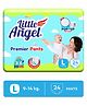 Little Angel Premier Pants Baby Diapers With Wetness Indicator Large - 24 Pieces