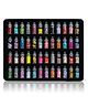 FAVON Pack of 48 Glitter/Sparkle bottles for Nail Art and Eye Makeup