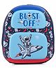 Polo Fancy Bag With Space Theme Print Blue - Height 11.2 Inches