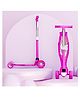 Little Olive Tikes 4 Level Height Adjustable Kids Scooter With Extra Wide Brakes - Pink