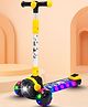 Little Olive Pluto Grand Scooter with LED Lights & Adjustable Height - Black