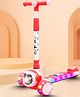 Little Olive Pluto Grand Scooter with LED Lights & Adjustable Height - Red