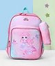 Polo 13.78 Inches Backpack with Pencil Pouch & Mermaid Print Pink
