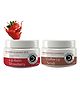 Dermistry Plumping Nourishing Strawberry SPF 10 Lip Balm & Coffee Lip Scrub for Dark Pigmented Lips - 15 ml Each