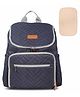 Motherly Diaper Quilted Diaper Bag for Mothers for Travel with Changing Mat - Spacious Diaper Bags for Mom | Baby Bag with Multi-Pocket Design | Maternity Bags for Mother and Baby (Navy Blue)