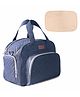 Motherly Diaper Quilted Diaper Bag for Mothers for Travel with Changing Mat - Spacious Diaper Bags for Mom | Baby Bag with Multi-Pocket Design | Maternity Bags for Mother and Baby (Navy Blue)