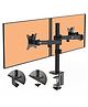 Artikel Double Monitor Desk Mount Adjustable Heavy Duty Monitor Arms  Black