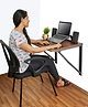 HOMERK Miza Folding Wall Mounted Table for Study Home Dining Walnut