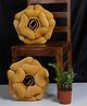 Hosta Homes  Set of 2 Gold Coloured Flower Shaped Cushions