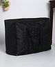 Hosta Homes  Under Bed Storage Parachute Material Zipper Bag Pack of 1 Black