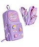 Bunie Hangable Triple Layer Canvas Pencil Case  Purple