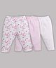 BABY GO Floral Printed Set of 3 Pyjama Set -Peach