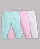 BABY GO Pack Of 3 Hearts Printed & Striped Pajamas - Pink