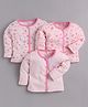 BABY GO Pack Of 3 Full Sleeves Coral  Printed  Tees - Pink