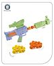 Aditi Toys Space Explorer Pneumatic Gun Include 12 Orange & 12 Yellow Soft Foam Ball, for Indoor Outdoor Use Safe For Boys Girls, Above 5+ Age, BIS Approved. (Green)