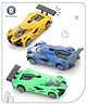 Aditi Toys Die Cast Metal Racing Car, Free Wheel Metal Car Set, Street Racer Car For Kids (3 Cars) - Multi color