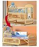 BabyTeddy 12 in 1 Patented Multifunctional Baby Crib, Baby Cot, Toddler Bed, Cradle Rocker, Convertible Desk, Kid's Sofa with Mattress and Designer Mosquito Net, Diaper Changing Station