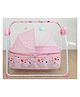 BabyTeddy Premium Automatic Electric Baby Swing Cradle with multipurpose tray Adjustable Swing Speed, Soothing Music | Baby Rocker with Mosquito Net, Safety Belt & Removable Toys Swing for Baby with WhisperQuiet technology