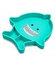 Melii Silicone Divided Plate Blue