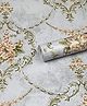 Jaamso Royals Light Green Damask Self Adhesive Peel and Stick Wallpaper (200 cm X 45 cm)