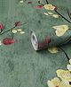 Jaamso Royals Green with Flower Botnical Peel and Stick Self Adhesive Wallpaper (200 cm X 45 cm)