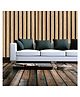 Jaamso Royals Brown Stripe Wooden Vinyl Wallpaper