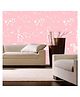 Jaamso Royals Pink Colour With Animal Design Self Adhesive Home Décor Wallpaper (1000 cm X 45 cm)