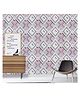 Jaamso Royals Multicolor Geometric Design Vinyl Home Décor Wallpaper