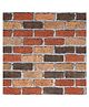 Jaamso Royals Rust and Beige Retro Textured Self Adhesive Vinyl Wallpaper