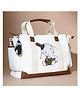 Muffa Baby Elephant Printed Diaper Bag White