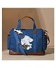 Muffa Baby Elephant Printed Diaper Bag Blue