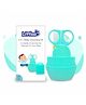 Littloo 4 in 1 Baby Grooming Kit Unique Capsule Shaped Design Set Containing Scissor, Nail Clipper, Tweezers & Nail File for External Care & Hygiene in Baby, Infants & Toddlers Multicolour- 1 Piece