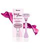 Hyuman SilkShave Body Shaving Razor For Women 1 Unit | 5 Blade | Aloe Vera & Vit E Lubricating Ring