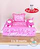Safe n Cute Newborn Baby Cotton Rabbit Sleeping Bedding  Set (0-36 Months) pink