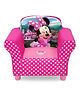 Disney Upholstered Sofa Chair Minnie Mouse and Dots Print - Pink