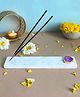 Homearte India Marble with Agate Incense Stick Holder - Pink