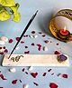 Homearte India Marble Incense Stick Holder With Agate Ik Onkar - Purple