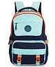 Citizen Marigold Kids School Backpack | 18L Polyester Unisex Casual Backpack/Daypack/Travel Backpack/School Bag for Boys & Girls - Navy Blue & Sky Blue 16.9 Inch