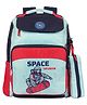 Citizen Space Kids School Backpack with Free Pencil Stationary Pouch | 24L Polyester Unisex Casual Backpack/Daypack/Travel Backpack/School Bag for Boys & Girls - 17 Inches - Blue
