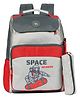 Citizen Space Kids School Backpack with Free Pencil Stationary Pouch | 24L Polyester Unisex Casual Backpack/Daypack/Travel Backpack/School Bag for Boys & Girls - 17 Inches - Grey