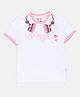 SpyBy Half Sleeves Headphones Printed Tee - White