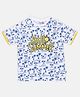 SpyBy Half Sleeves Summer Theme  Printed Tee - White