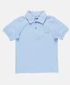 SpyBy Half Sleeves Solid Tee - Airy Blue