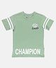 SpyBy Half Sleeves Text Printed  Tee -  Mint Green
