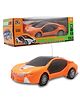 Kidsden 3D Light Fast Speed Modern 4 Function Remote Control Police Racing Car Toy For Kids, Multicolor