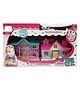 Sanjary Doll House Building (2 Room Set) Playset with Furniture & Accessories with Bedroom Set of 18 Toy for kids  - Color & Design May Vary
