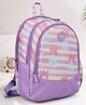 NOVEX SNUG-ON Pine Apple Printed Kids School Bag For Girls/Kids Backpack - (Purple, 15 Inch)