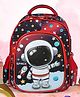 Novex 12 Inch SNUG-ON Space Printed Kids School Bag For Boys/Kids Backpack - Red