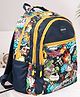 NOVEX SNUG-ON Space Printed Kids School Bag For Boys With Stationery Pouch/Kids Backpack - (Blue, 17 Inch)